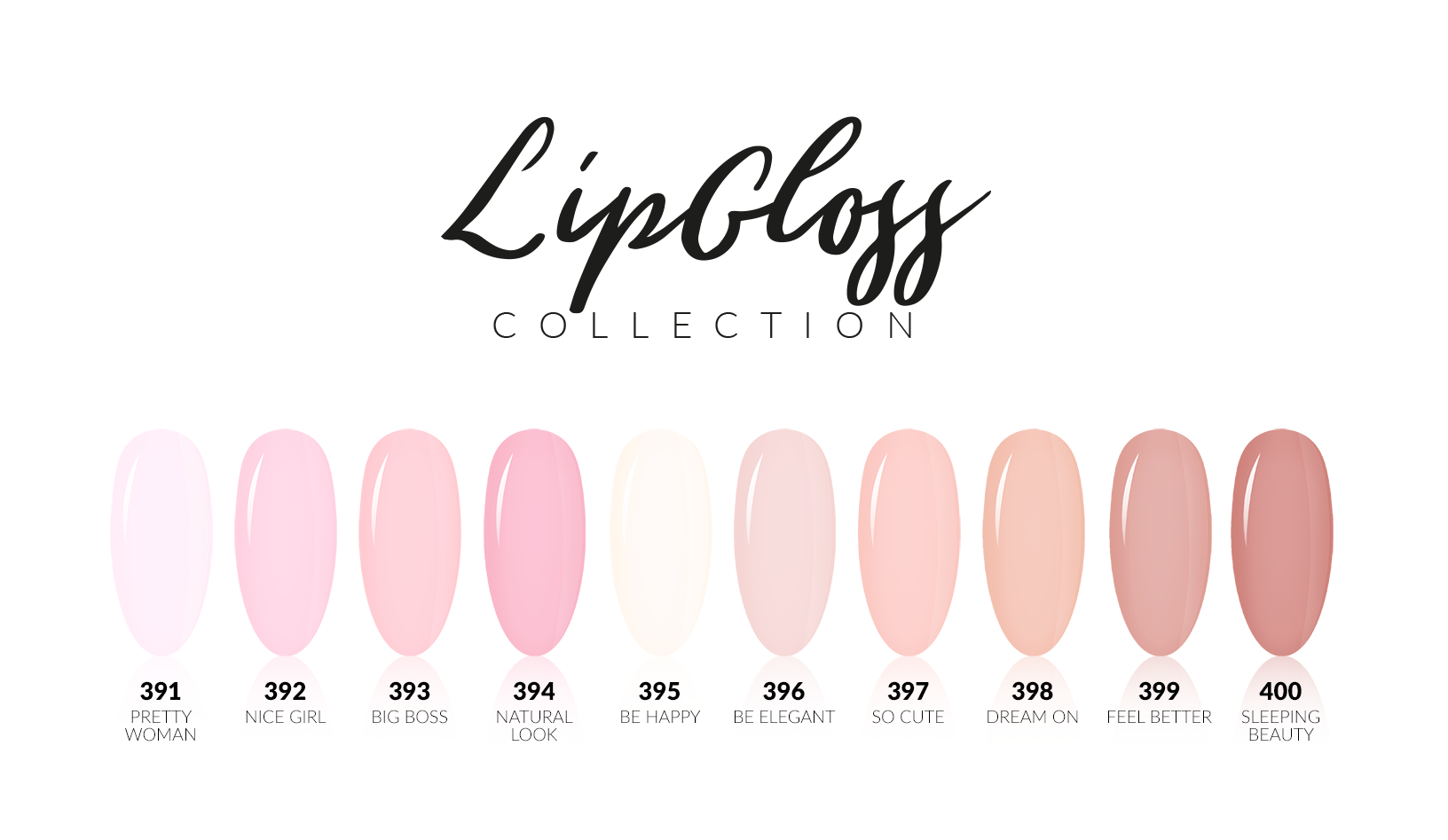 LipGloss Collection kolorki razem